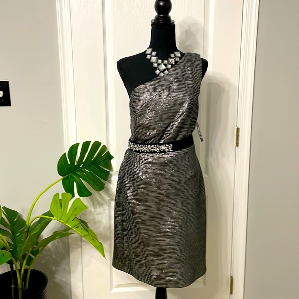 Metallic Cocktail Dress